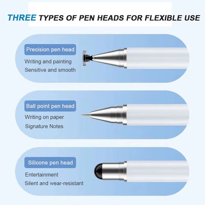 3 in 1 Stylus Pen for Ios Android Touch Pen Drawing Capacitive Pencil for Ipad Samsung Xiaomi Tablet Smart Phone